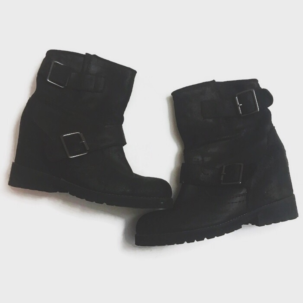 Aldo Combat Boots/ wedges